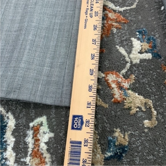 Gap Vintage Stretch Womens Sz 10 Pants Gray Brown Black Wool‎ Blend Lined - Picture 8 of 9